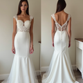 🔹 Mermaid wedding dress | فستان زفاف حورية البحر | Vestido de novia sirena
🔹 Lace and satin bridal gown | فستان زفاف دانتيل وساتان | Vestido de novia de encaje y satén
🔹 Elegant illusion back wedding dress | فستان زفاف بظهر شفاف أنيق | Vestido de novia con espalda ilusión elegante
🔹 Romantic lace wedding gown | فستان زفاف رومانسي بالدانتيل | Vestido de novia romántico de encaje
🔹 Luxury bridal gown with tulle train | فستان زفاف فاخر بذيل من التول | Vestido de novia lujoso con cola de tul